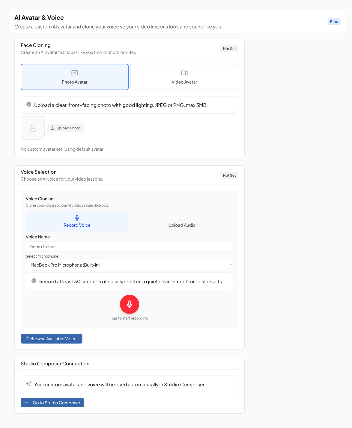 Clone Your Voice. Let AI Do the Talking.